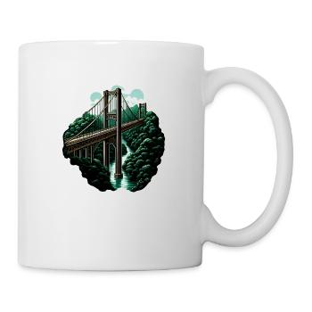 Jungle bridge - Tasse - Weiß - Rechts