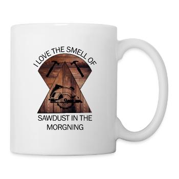 Charpentier, charpentier, charpentier, charpentier, artisan, bois - Mug blanc - blanc - Droite