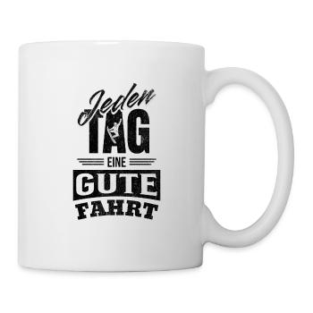 Jeden Tag eine gute Fahrt - Snowboarding Abenteuer - Tasse - Weiß - Rechts