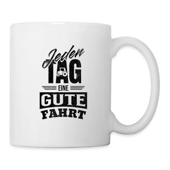 Une bonne balade tous les jours - Pour les conducteurs de tracteurs - Mug blanc - blanc - Droite
