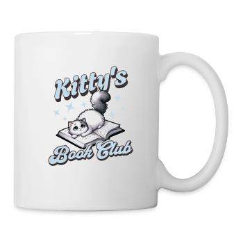 Kitty's Book Club - Paws & Pages Unite - Tasse - Weiß - Rechts