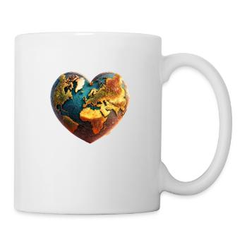My home, the earth - Mug - white - Right