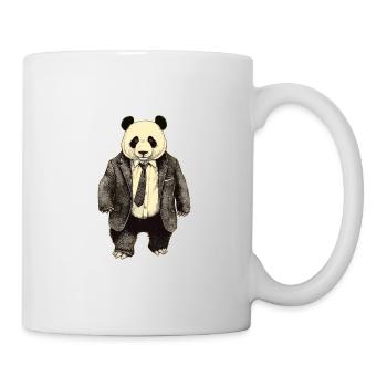Executive Panda – Elegance Meets Endangerment - Mug - white - Right