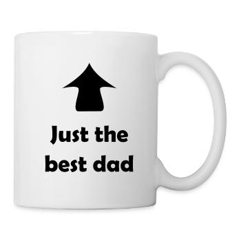 Tout simplement le meilleur père - Mug blanc - blanc - Droite