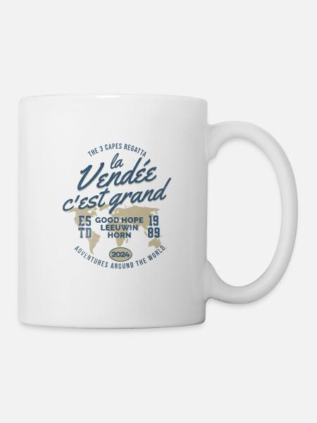 La Vendée c est grand 3 capes regatta - Mug blanc - blanc