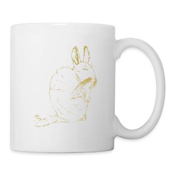 Illustrierte Designs mit Viscacha - Tasse - Weiß - Rechts