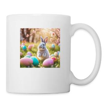 Alpine Mountain Hare - Animal of the Year 2025 - Easter Bunny - Mug - white - Right