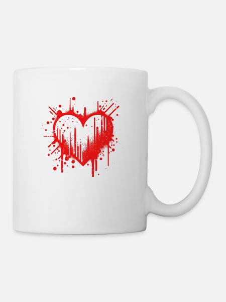 heart - Tasse - Weiß