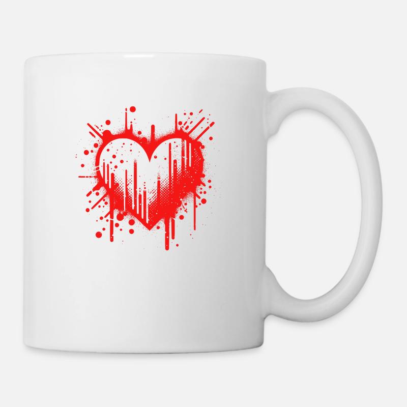heart - Tasse - Weiß