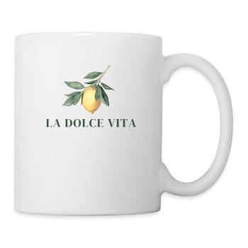 La Dolce Vita - Lemon - Tasse - Weiß - Rechts