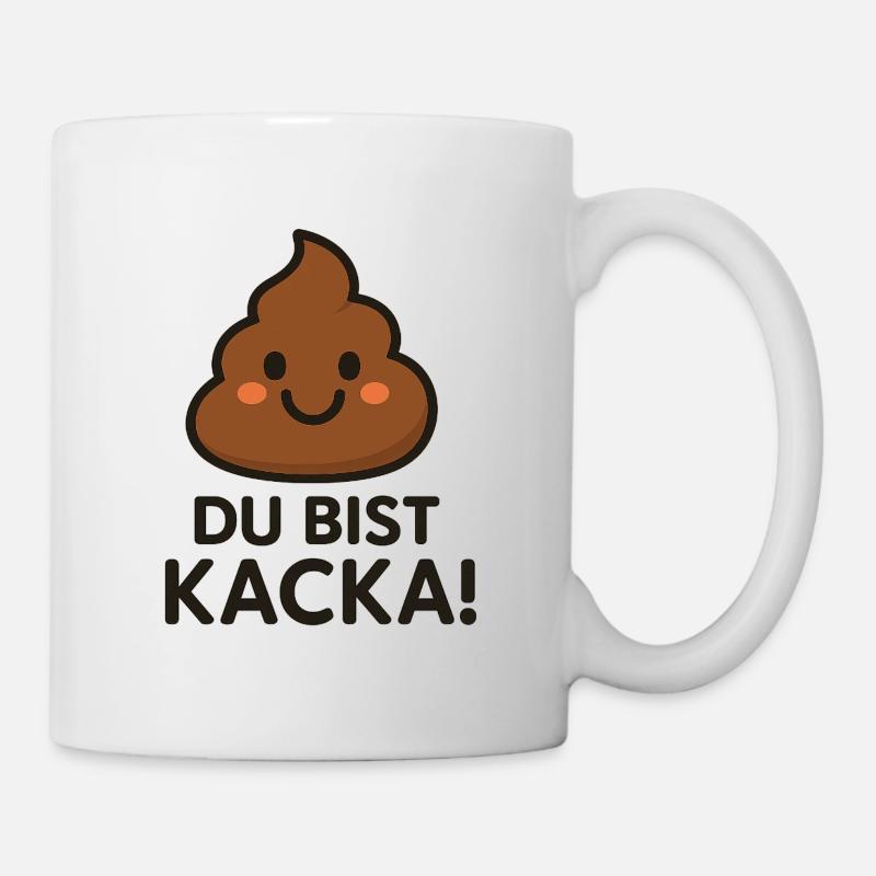 kacka - Tasse - Weiß