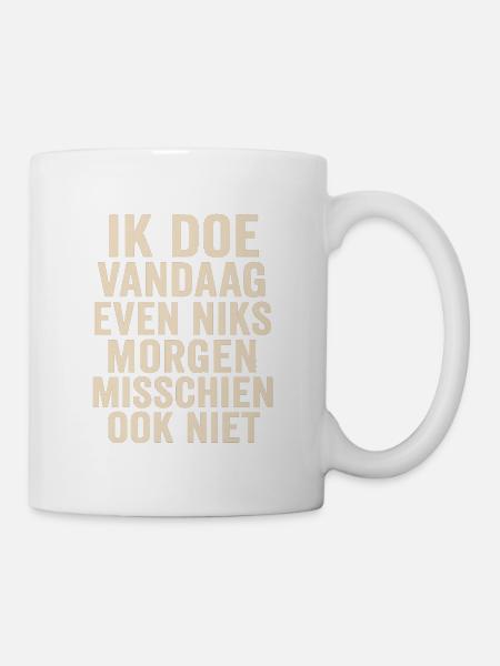 Rien aujourd’hui, peut-être demain - Mug blanc - blanc