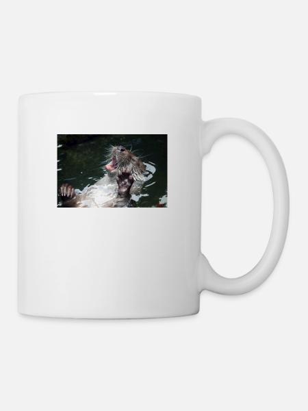 loutre - Mug blanc - blanc