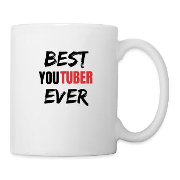 Best YouTuber Ever - Funny Youtuber Gifts - Mug - white - Right
