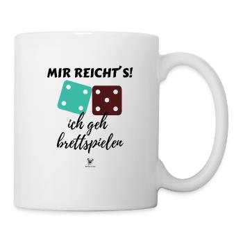 I have enough! I am playing board games - Mug - white - Right