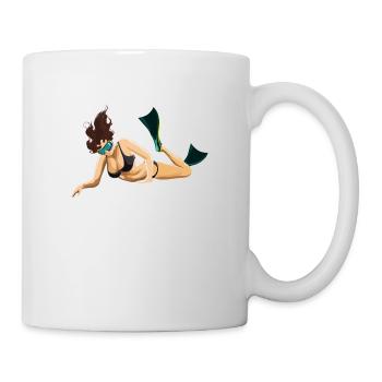 Loni Shirt Bikini Girl - Mug - white - Right