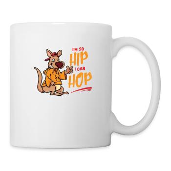 Kangourou Hip Hop - Mug blanc - blanc - Droite