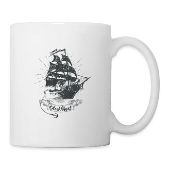 navigation à voile - Mug blanc - blanc - Droite