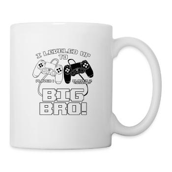 J'ai nivelé à Big Bro - Mug blanc - blanc - Droite