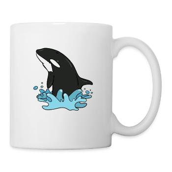 épaulard - Mug blanc - blanc - Droite