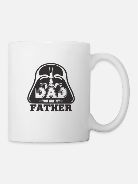 Papa, du bist mein Vater, Glücklicher Vatertag 2019 - Tasse - Weiß
