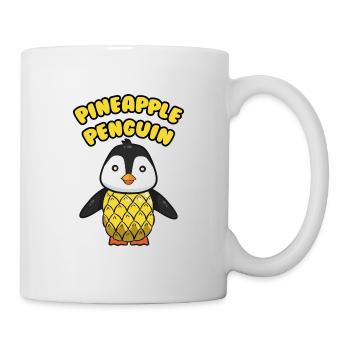 Manchot ananas - Mug blanc - blanc - Droite