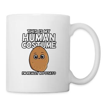 I'm Really A Potato - Tasse - Weiß - Rechts