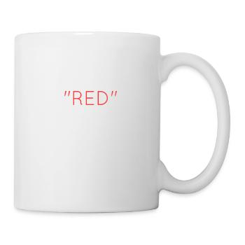 red - Tasse - Weiß - Rechts