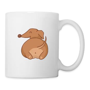 Dachshund butt - Mug - white - Right