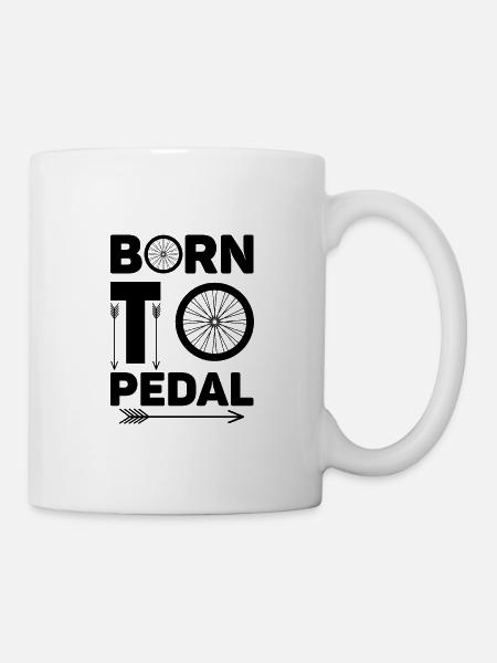 PRÉSENTATEUR DU CYCLE N À PÉDALE - Mug blanc - blanc
