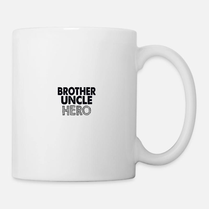 Brother uncle hero - Mug - white