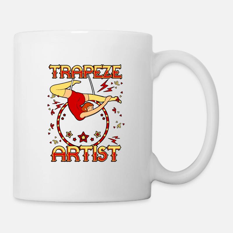 Artiste trapèze - Mug blanc - blanc
