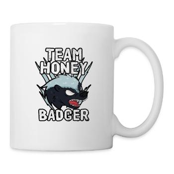 Team Honey Badger - Tasse - Weiß - Rechts