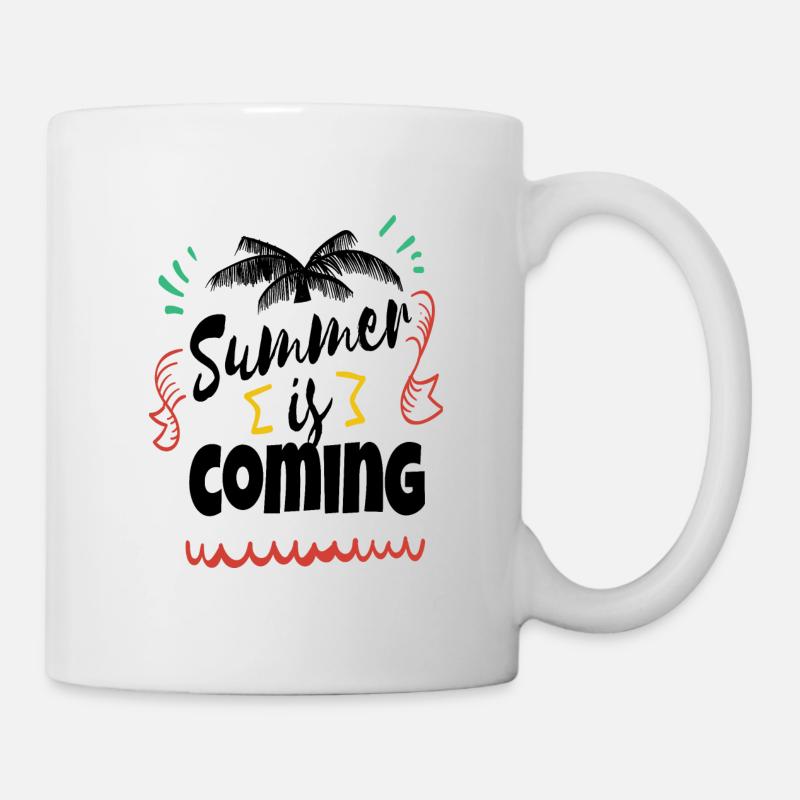 L'été arrive - Mug blanc - blanc