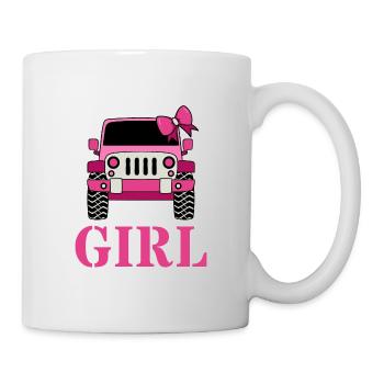 Off Road Girl - Tasse - Weiß - Rechts