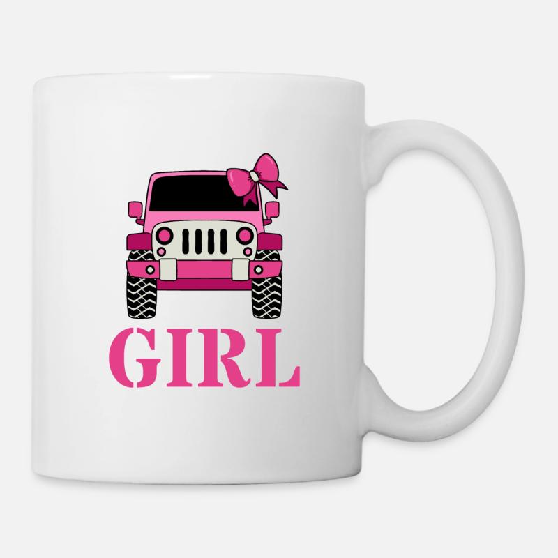 Off Road Girl - Tasse - Weiß