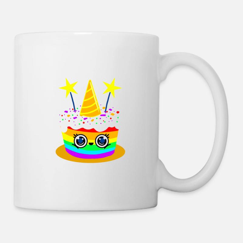 Gâteau LGBT Idée cadeau LGBT - Mug blanc - blanc