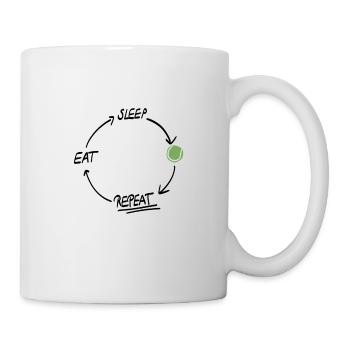 tennis - Mug blanc - blanc - Droite