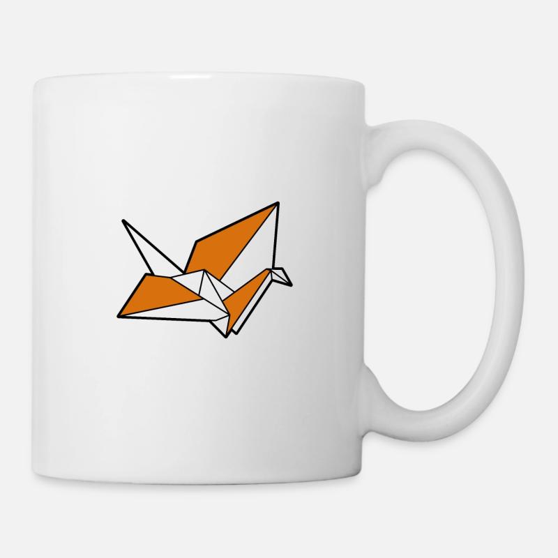 Origami crane bird - Mug - white