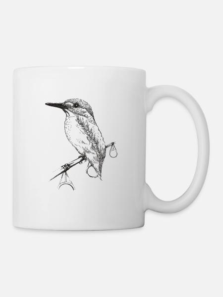 Naturliebhaber beim Angeln - Tasse - Weiß
