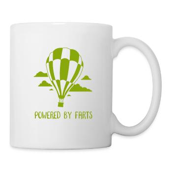 Ballonfahrer Ballonfahrt Heißluftballon - Tasse - Weiß - Rechts