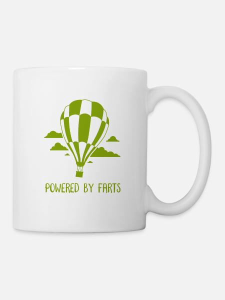 Ballons de montgolfières - Mug blanc - blanc