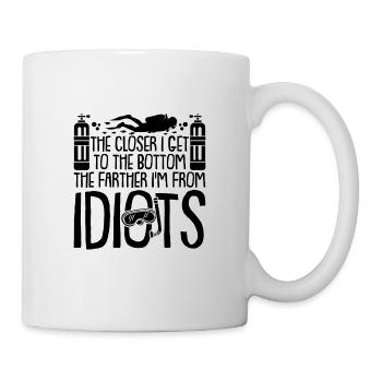 Plongée Plongée En Apérient Diving - Mug blanc - blanc - Droite