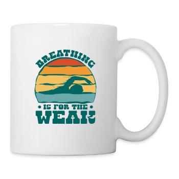 Schwimmen Schwimmlehrer Schwimmerin Schwimmer - Tasse - Weiß - Rechts