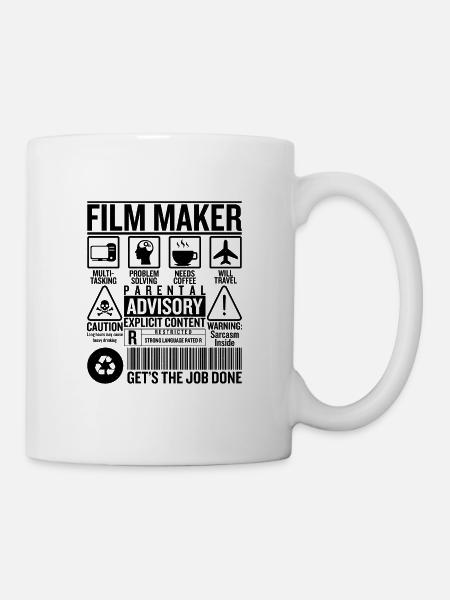 Film Regisseur - Tasse - Weiß