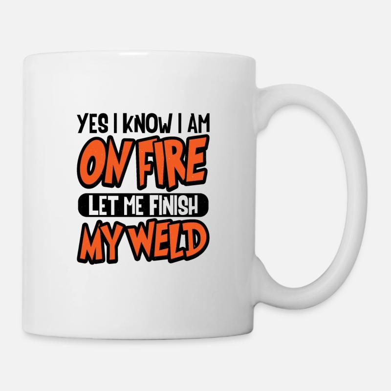 welding metalworkers - Mug - white