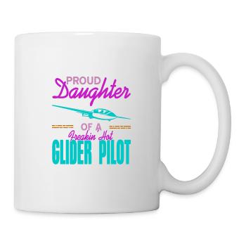 Gliding Glider pilots - Mug - white - Right