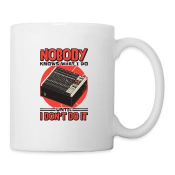 Audiotechniker Tontechniker Veranstaltungstechnik - Tasse - Weiß - Rechts