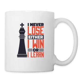 Échecs échiquier échiquier - Mug blanc - blanc - Droite