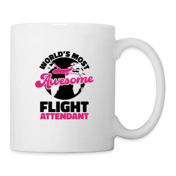 Stewardess Flight Attendant Flight Attendant Gift - Mug - white - Right